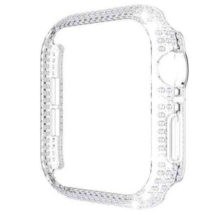 Hollowed Diamond PC Watch Case For Apple Watch Series 6&SE&5&4 40mm (Transparent)