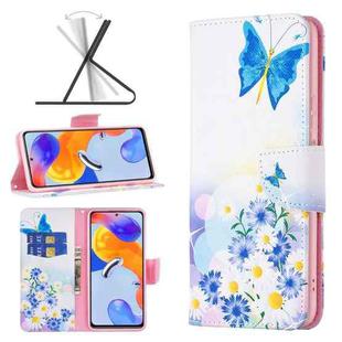 For Xiaomi Redmi Note 11 Pro International Colored Drawing Pattern Leather Phone Case(Butterfly Love)