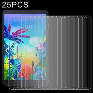 25 PCS 9H 2.5D Explosion-proof Tempered Glass Film for LG G Pad 5 10.1 inch