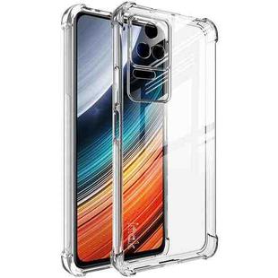 For Xiaomi Redmi K40S 5G imak TPU Phone Case with Screen Protector(Transparent)