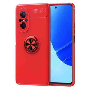 For Huawei nova 9 SE Metal Ring Holder TPU Phone Case(Red)