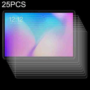 25 PCS 9H 2.5D Explosion-proof Tempered Tablet Glass Film For Teclast T30