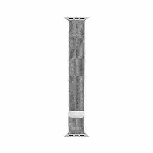 For Apple Watch Series 8&7 41mm / SE 2&6&SE&5&4 40mm / 3&2&1 38mm Mutural Milanese Stainless Steel Watch Band(Silver)