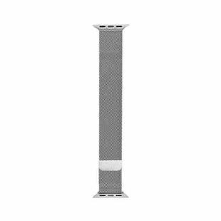 For Apple Watch Series 7 45mm / 6 & SE & 5 & 4 44mm / 3 & 2 & 1 42mm Mutural Milanese Stainless Steel Watch Band(Silver)