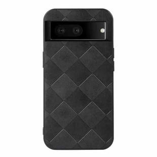 For Google Pixel 7 5G Weave Plaid PU Phone Case(Black)