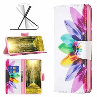 For OnePlus 10 Pro 5G Colored Drawing Pattern Leather Phone Case(Sun Flower)