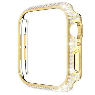 Hollowed Diamond PC Watch Case For Apple Watch Series 3&2&1 38mm(Gold)