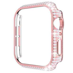 Hollowed Diamond PC Watch Case For Apple Watch Series 3&2&1 42mm(Pink)
