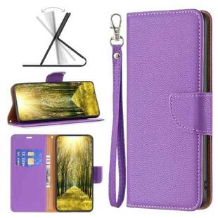 For Xiaomi Redmi 10C Litchi Texture Pure Color Leather Phone Case(Purple)