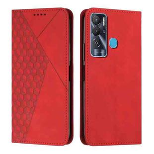 For Tecno Pova Neo Diamond Splicing Skin Feel Magnetic Leather Phone Case(Red)