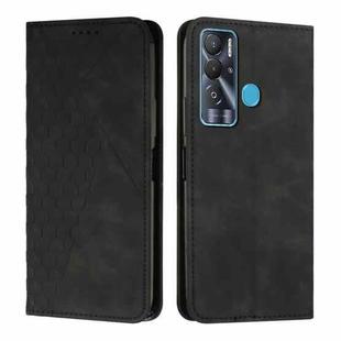 For Tecno Pova Neo Diamond Splicing Skin Feel Magnetic Leather Phone Case(Black)