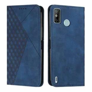 For Tecno Spark Go 2020 & 2021 / 6 Go Diamond Splicing Skin Feel Magnetic Leather Phone Case(Blue)