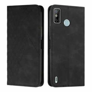 For Tecno Spark Go 2020 & 2021 / 6 Go Diamond Splicing Skin Feel Magnetic Leather Phone Case(Black)