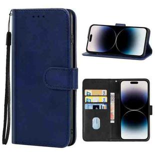 For iPhone 14 Pro Leather Phone Case(Blue)