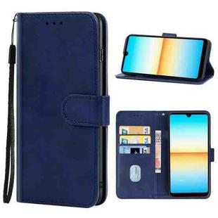 Leather Phone Case For Sony Xperia Ace III(Blue)