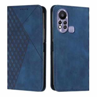 For Infinix Hot 11S Diamond Splicing Skin Feel Magnetic Leather Phone Case(Blue)