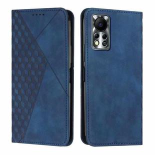 For Infinix Hot 11S NFC Diamond Splicing Skin Feel Magnetic Leather Phone Case(Blue)