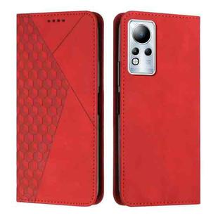 For Infinix Note 11 Diamond Splicing Skin Feel Magnetic Leather Phone Case(Red)