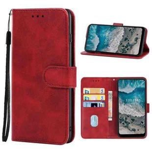 Leather Phone Case For Nokia X100(Red)