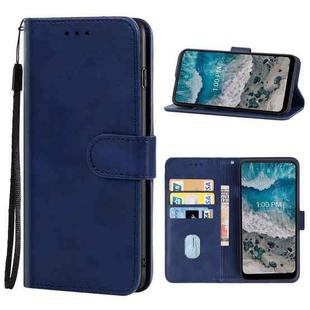 Leather Phone Case For Nokia X100(Blue)