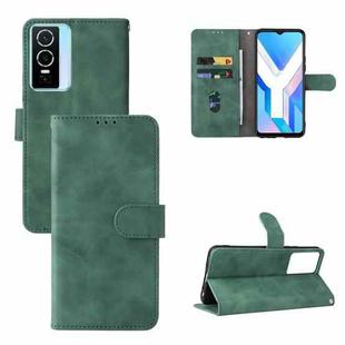For vivo Y76 5G/Y76S 5G/Y74S Skin Feel Magnetic Flip Leather Phone Case(Green)