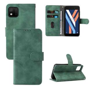 For Wiko Y52 Skin Feel Magnetic Flip Leather Phone Case(Green)