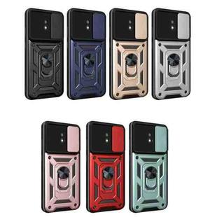 For Nokia C10 Sliding Camera Cover Design TPU+PC Phone Case(Green)