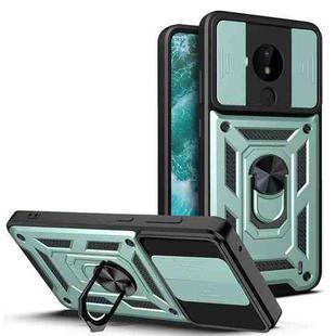For Nokia C30 Sliding Camera Cover Design TPU+PC Phone Case(Green)