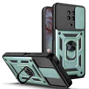 For Nokia G10 / G20 Sliding Camera Cover Design TPU+PC Phone Case(Green)