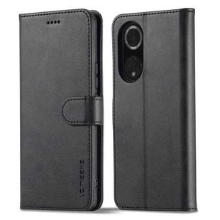 For Honor 50 Pro / nova 9 Pro LC.IMEEKE Calf Texture Leather Phone Case(Black)