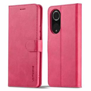 For Honor 50 Pro / nova 9 Pro LC.IMEEKE Calf Texture Leather Phone Case(Red)