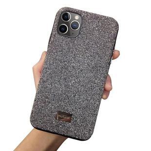 For iPhone 11 Pro Max Mutural TPU + PC + Diamond Cloth Protective Case(Grey)