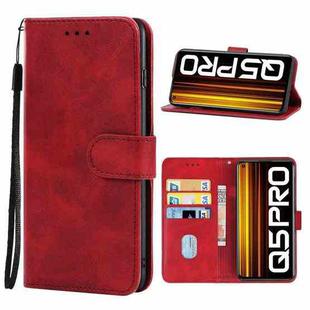 Leather Phone Case For OPPO Realme Q5 Pro(Red)