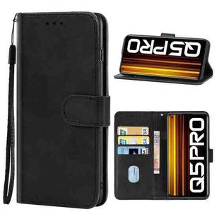 Leather Phone Case For OPPO Realme Q5 Pro(Black)