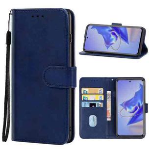 Leather Phone Case For ZTE Blade V40 Pro(Blue)