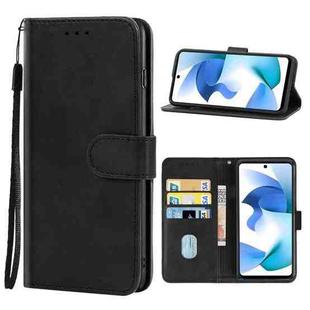 Leather Phone Case For BLU F91(Black)