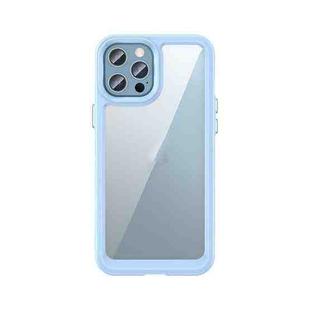 For iPhone 12 Pro Max Colorful Series Acrylic + TPU Phone Case(Blue)