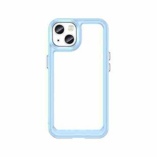 For iPhone 13 Colorful Series Acrylic + TPU Phone Case(Blue)