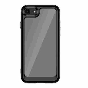 For iPhone SE 2022 / SE 2020 / 8 / 7 Colorful Series Acrylic + TPU Phone Case(Black)