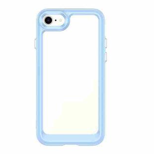 For iPhone SE 2022 / SE 2020 / 8 / 7 Colorful Series Acrylic + TPU Phone Case(Blue)