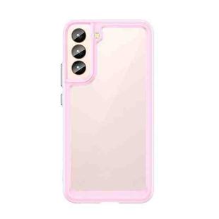 For Samsung Galaxy S22 5G Colorful Series Acrylic + TPU Phone Case(Pink)