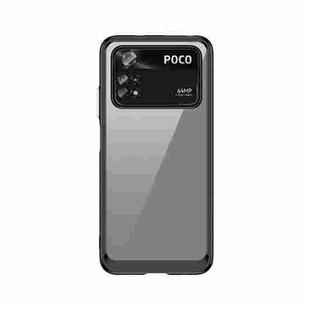 For Xiaomi Poco M4 Pro 4G Colorful Series Acrylic + TPU Phone Case(Black)