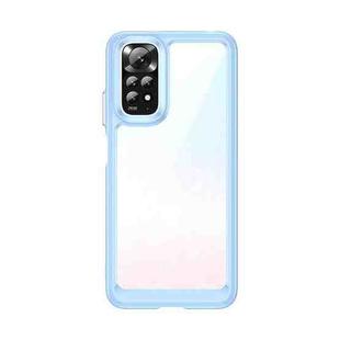 For Xiaomi Redmi Note 11S 4G Colorful Series Acrylic + TPU Phone Case(Blue)