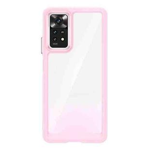 For Xiaomi Redmi Note 11 Pro 4G Colorful Series Acrylic + TPU Phone Case(Pink)