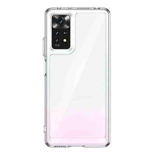 For Xiaomi Redmi Note 11 Pro 4G Colorful Series Acrylic + TPU Phone Case(Transparent)