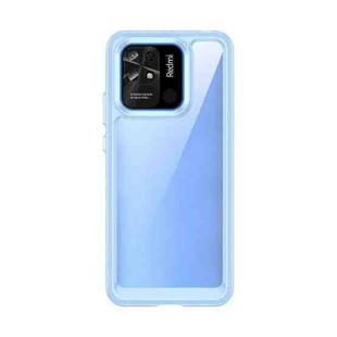 For Xiaomi Redmi 10C Colorful Series Acrylic + TPU Phone Case(Blue)
