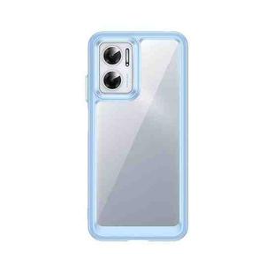 For Xiaomi Redmi 10 5G Colorful Series Acrylic + TPU Phone Case(Blue)