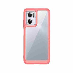 For Xiaomi Redmi Note 11E Colorful Series Acrylic + TPU Phone Case(Red)