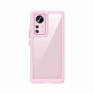 For Xiaomi 12 / 12X / 12S Colorful Series Acrylic + TPU Phone Case(Pink)