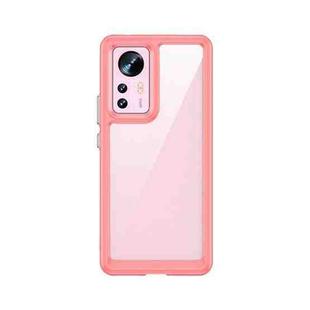 For Xiaomi 12 / 12X / 12S Colorful Series Acrylic + TPU Phone Case(Red)